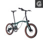 Preview: Brompton G Line Forest Green Large, Produktbild schräg von der Seite,02.