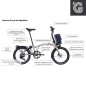 Preview: Brompton G Line Electric City+ Space Black Medium Bild 10