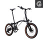 Preview: Brompton G Line Space Black Large Faltrad. Seitliche Produktaufnahme 01