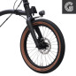 Preview: Brompton G Line Space Black Large Faltrad. Seitliche Produktaufnahme 04
