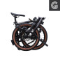 Preview: Brompton G Line Space Black Large Faltrad. Seitliche Produktaufnahme 05