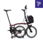 Preview: Brompton P Line Electric Red Plum High mit Motiq System Bild 04