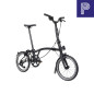 Preview: Brompton P Line Black High mit Carbon und Titan Bild 02