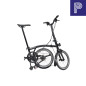 Preview: Brompton P Line Black High mit Carbon und Titan Bild 03