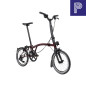 Preview: Brompton P Line Red Plum High mit Carbon und Titan Bild 02