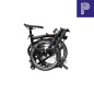 Preview: Brompton P Line Black Mid mit Carbon und Titan Bild 04