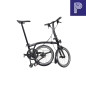 Preview: Brompton P Line Black Low mit Carbon und Titan Bild 03