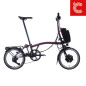 Preview: Brompton Faltrad Electric C Line Amethyst Lacquer – Mid4/12 Gang 02