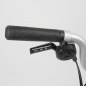 Preview: Der linke Griff inkl. Schaltung eines Brompton ist vor hellem Hintergrund abgebildet.