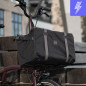 Preview: Brompton Electric Tasche, Einkaufstasche, Large Blau Ansicht 03