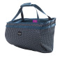 Preview: Die Brompton Basket Bag aus dem Stoff Jonathan von Liberty Fabric ist seitlich als Freisteller abgebildet.