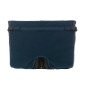 Preview: Die Brompton Basket Bag aus dem Stoff Jonathan von Liberty Fabric ist von hinten als Freisteller abgebildet.