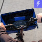 Preview: Brompton Electric Tasche, Einkaufstasche, Large Blau Foto 02