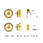 Preview: Brompton ColourLab Set inkl. EasyWheels T Line in Gold, Bild 01