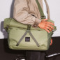 Preview: Brompton Tasche Borough Roll Top Bag Olive Large inkl. Regenüberzug, Bild 01