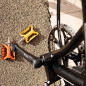 Preview: Brompton ColourLab Superlight Pedalen, in Gold, Bild 04