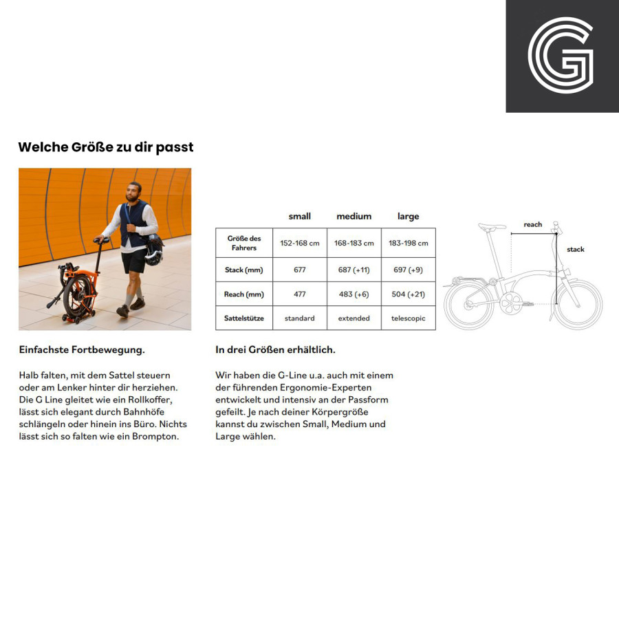 Brompton G Line Traildust White, Imagebild 02