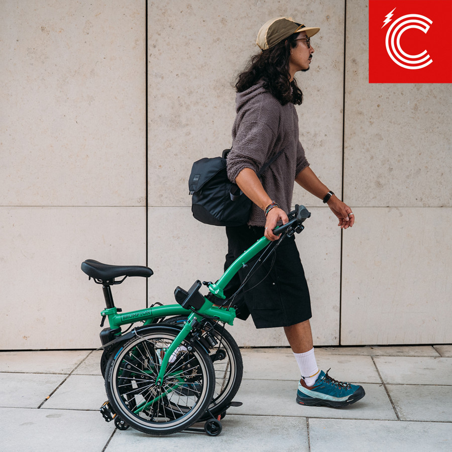 Brompton C Line Electric Palm Green High Bild 07