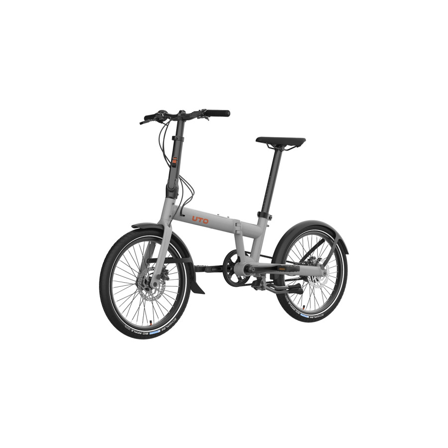 UTO Pro20 NE Grau 20 Zoll Klapprad Riehmenantrieb Bild 02