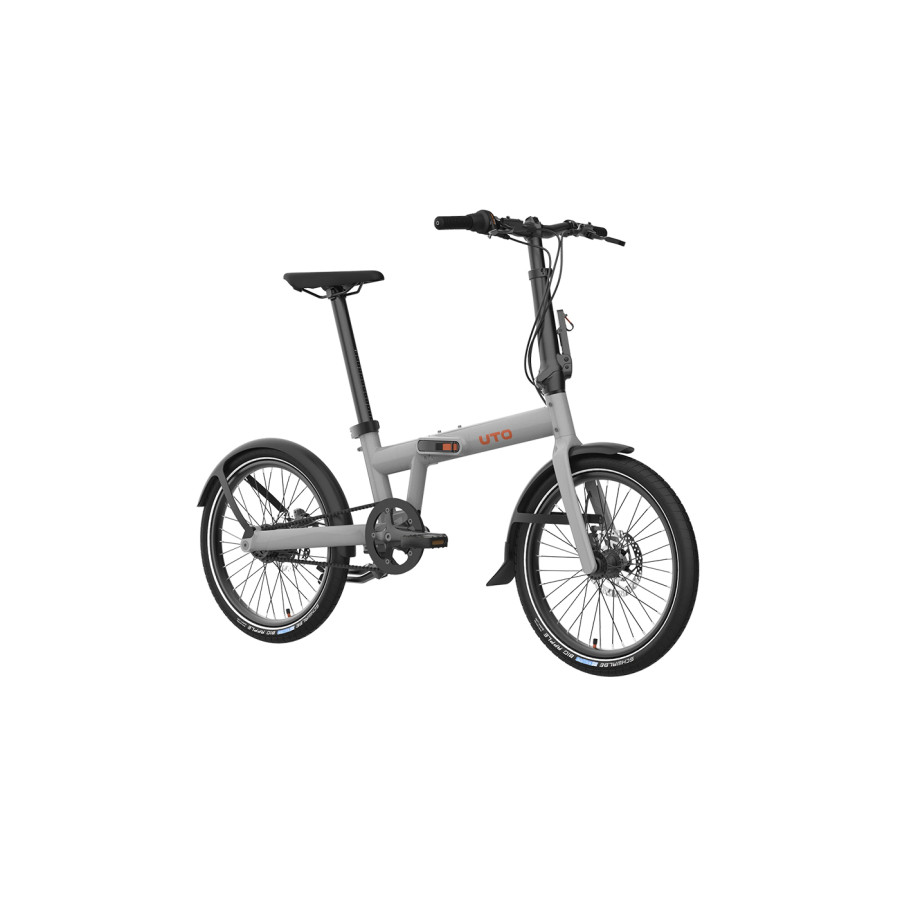 UTO Pro20 NE Grau 20 Zoll Klapprad Riehmenantrieb Bild 04