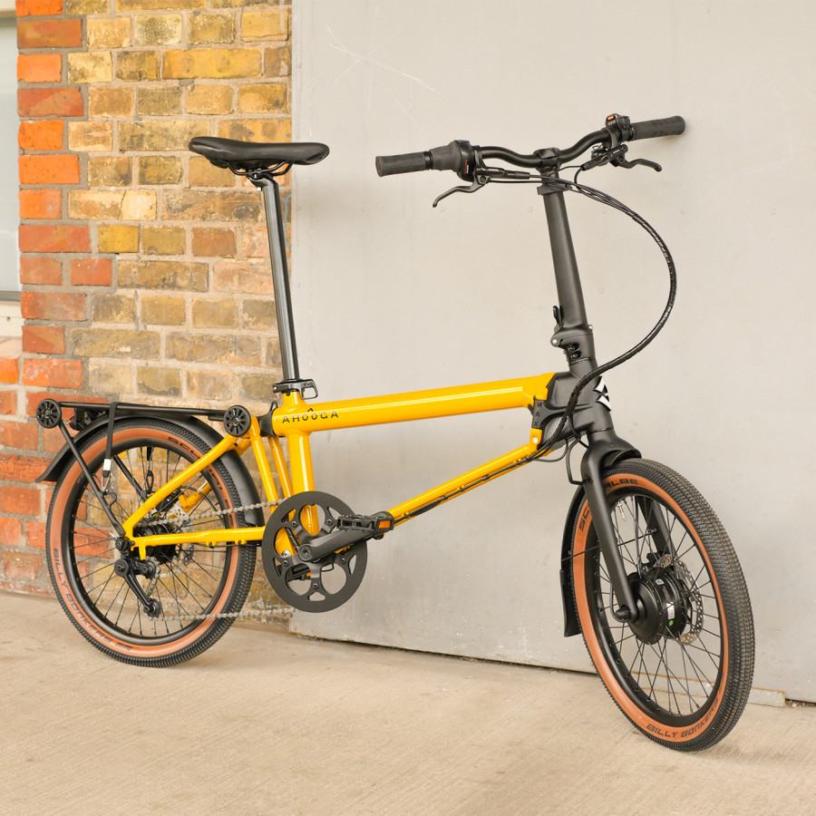 Ahooga E-Max Bumblebee Yellow mit Schaltwerk 20 Zoll E-Faltrad Bild 02