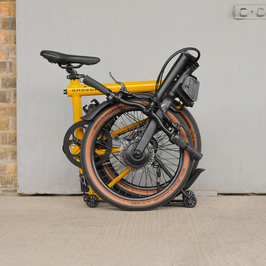 Ahooga E-Max Bumblebee Yellow mit Schaltwerk 20 Zoll E-Faltrad Bild 12