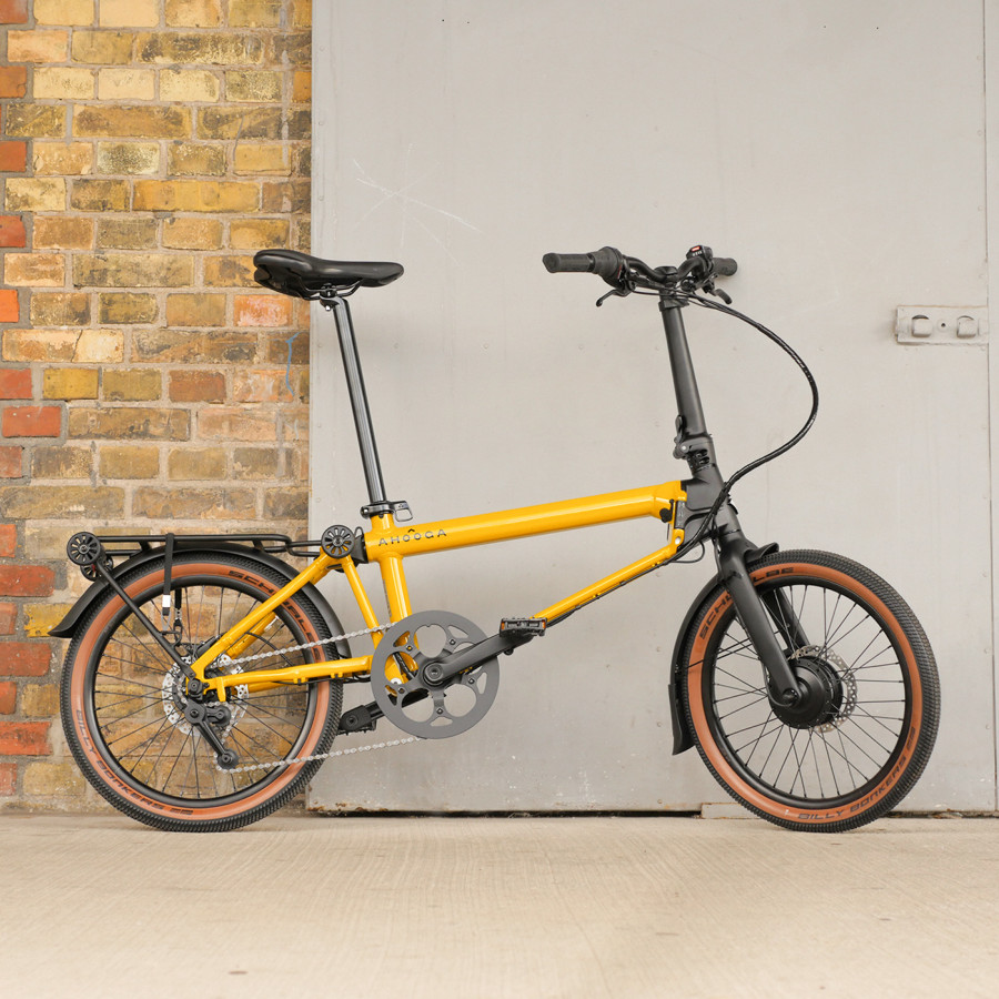 Ahooga E-Max Bumblebee Yellow mit Alfine 8 20 Zoll E-Faltrad Bild 01