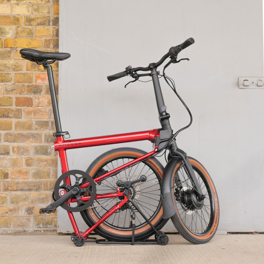 Ahooga E-Max Ruby Red mit Alfine 8 20 Zoll E-Faltrad Bild 05