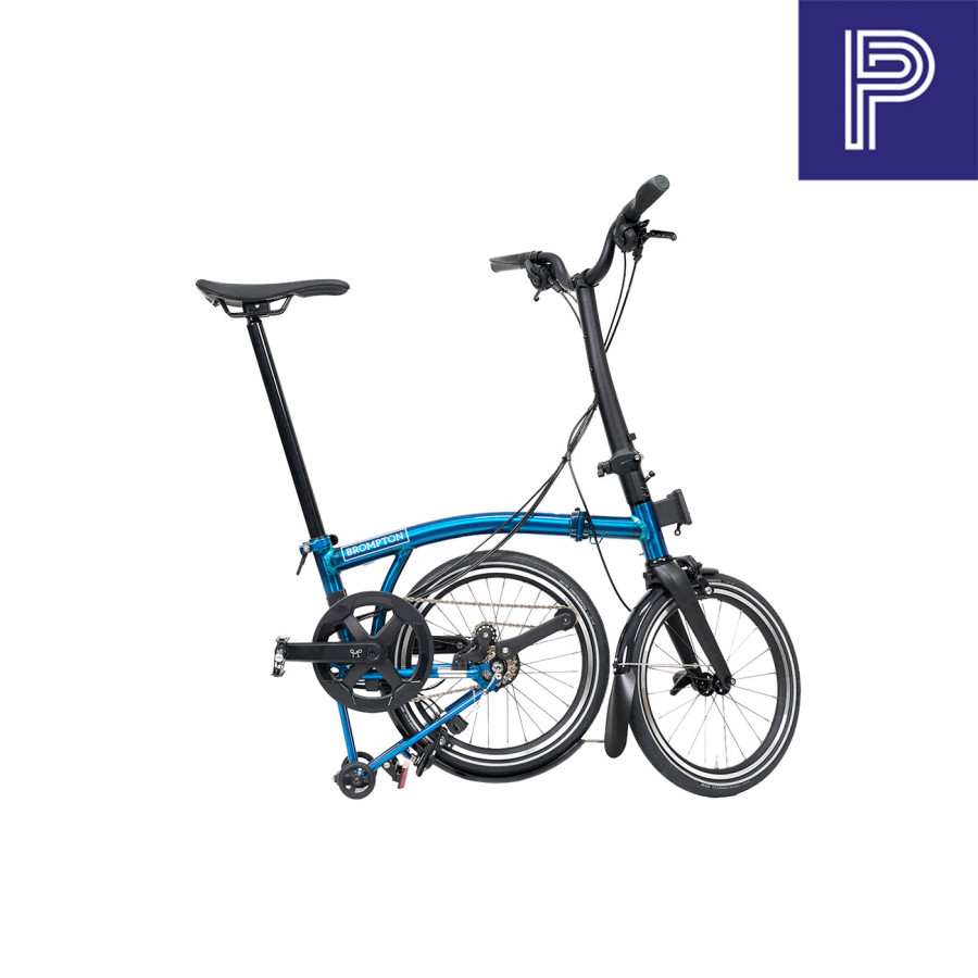 Brompton P Line Pacific Lacquer High mit Carbon und Titan Bild 02