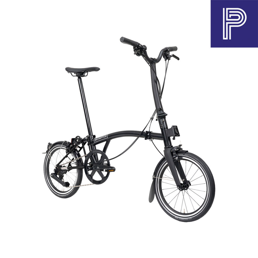 Brompton P Line Black High mit Carbon und Titan Bild 02
