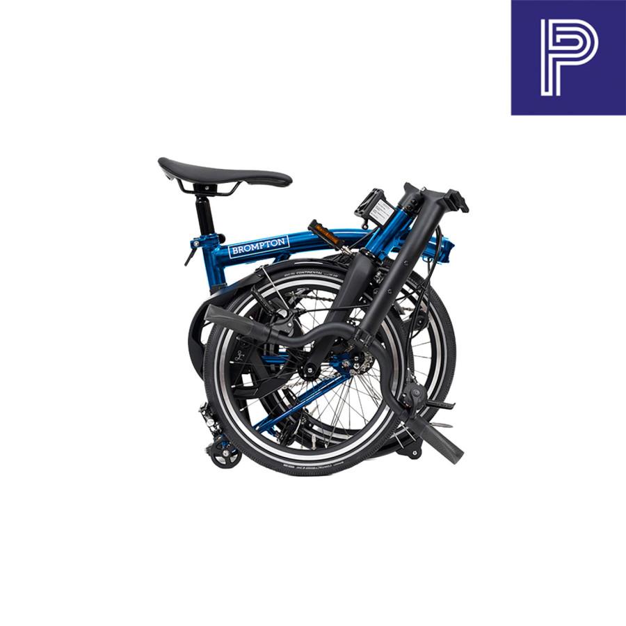 Brompton P Line Pacific Lacquer – Mid, mit Carbon-Gabel und Titan-Hinterbau