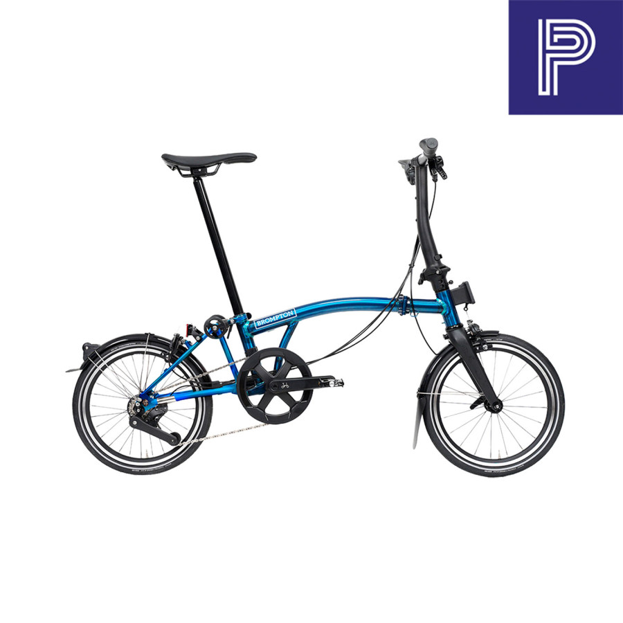 Brompton P Line Pacific Lacquer Low mit Carbon und Titan Bild 01