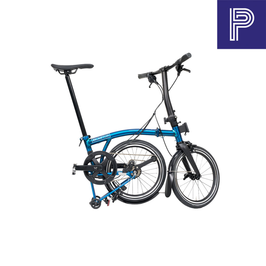 Brompton P Line Pacific Lacquer Low mit Carbon und Titan Bild 02