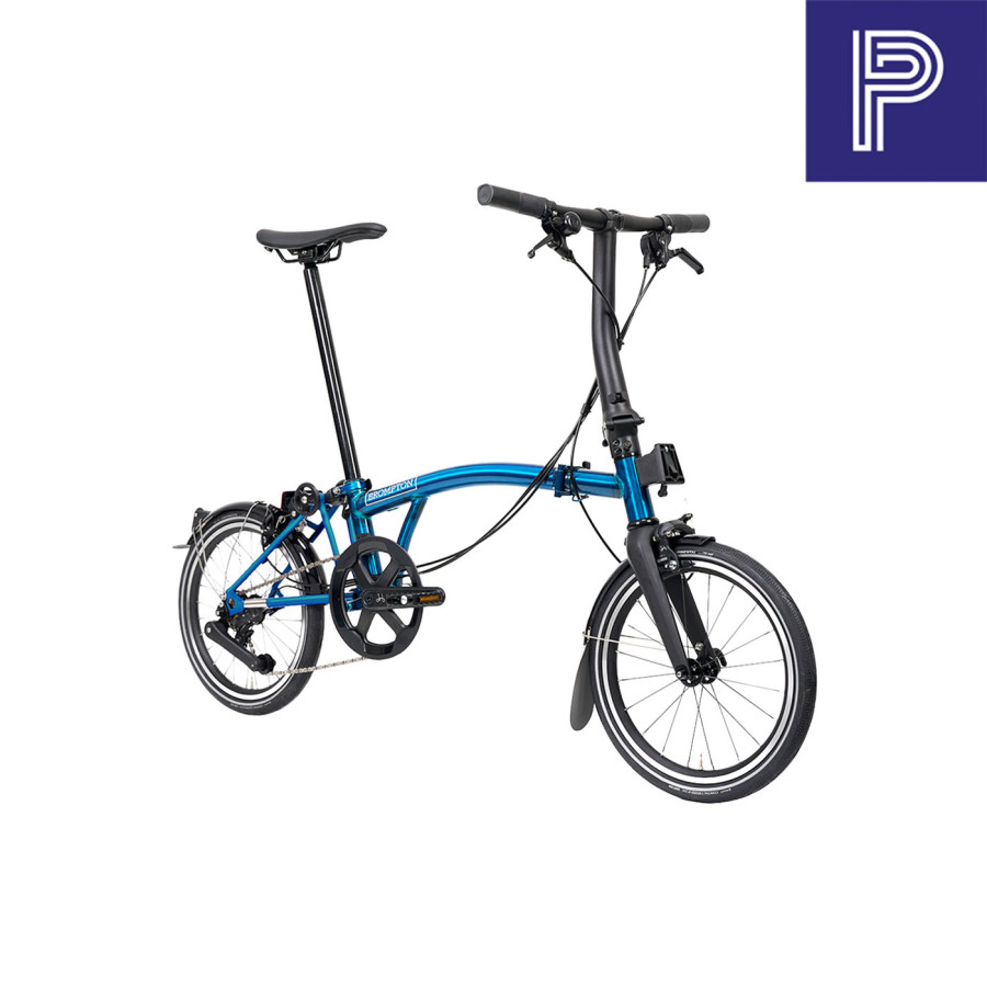 Brompton P Line Pacific Lacquer Low mit Carbon und Titan Bild 03