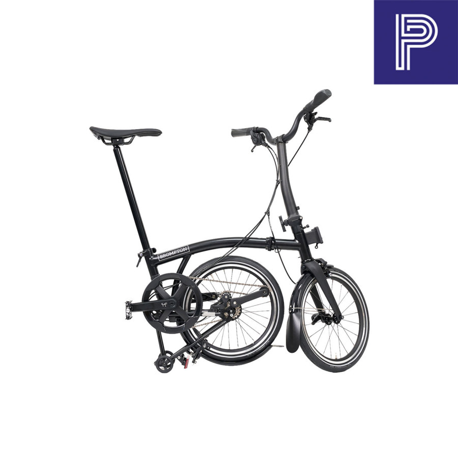 Brompton P Line Black Mid mit Carbon und Titan Bild 03