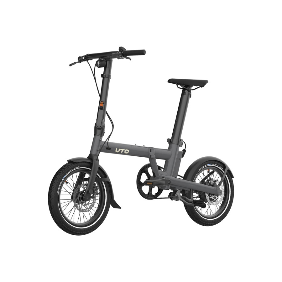 UTO Pro16 Anthrazitgrau - 250 Wh 16 Zoll E-Bike Klapprad Bild 01