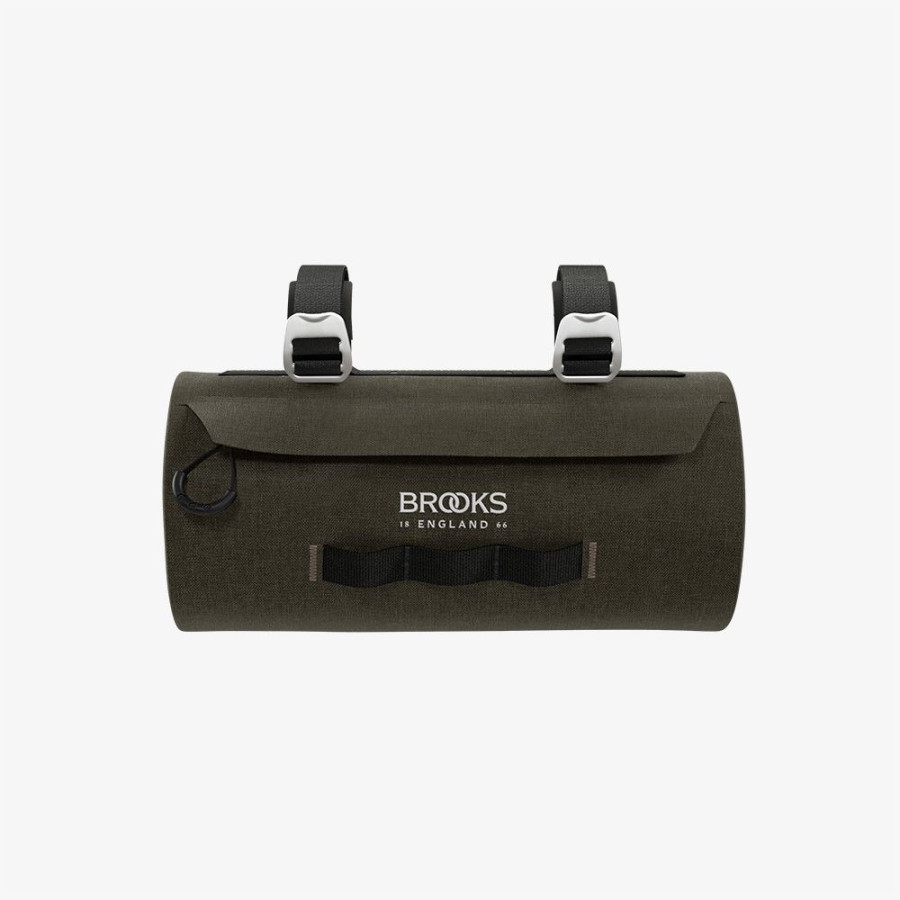 Brooks Fahrradtaschen, Brooks Handlebar Bag grün, Ansicht 02