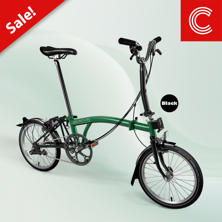 Brompton C Line Racing Green Mid 01