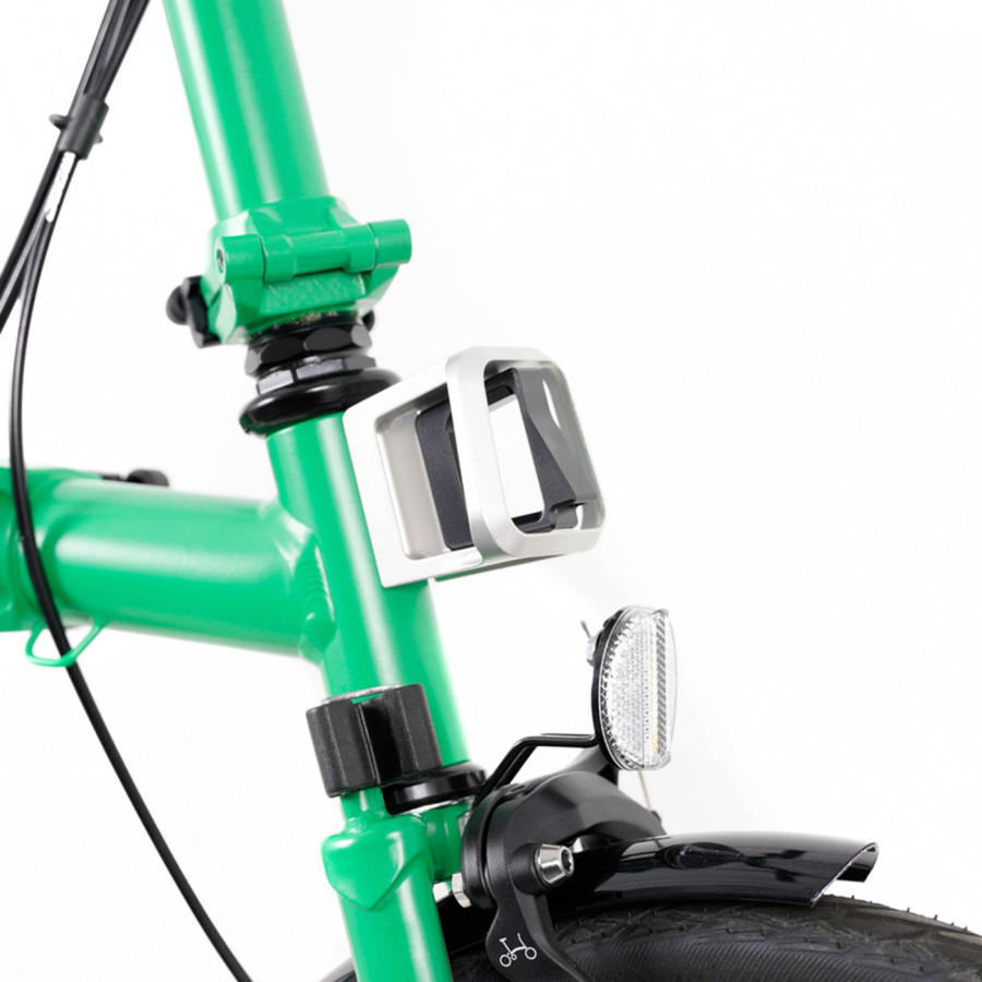 Das ultimative Upgrade für dein Brompton Faltrad, der Brompton Trägerblock in Silver, Bild 04