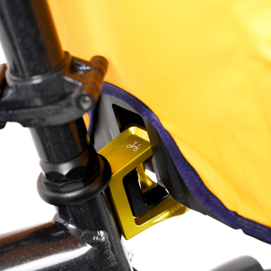 Das ultimative Upgrade für dein Brompton Faltrad, der Brompton Trägerblock in Gold, Bild 12