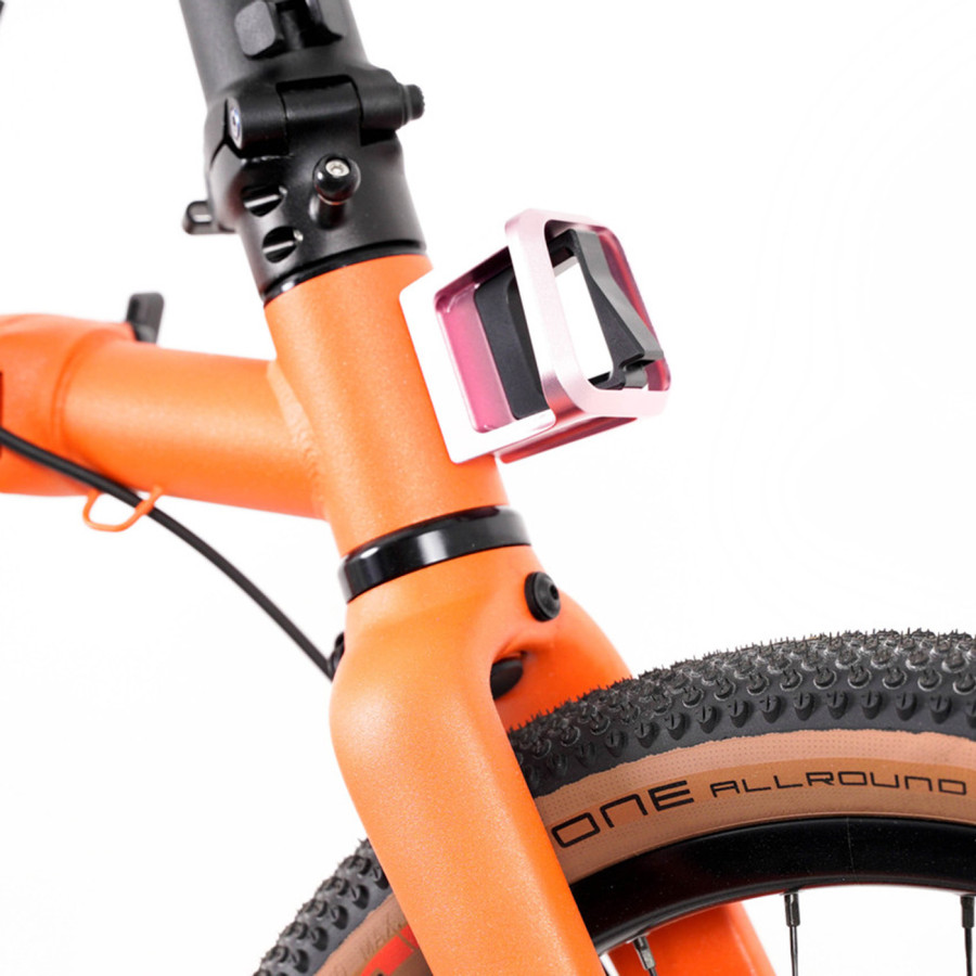 Das ultimative Upgrade für dein Brompton Faltrad, der Brompton Trägerblock in Pink, Bild 05