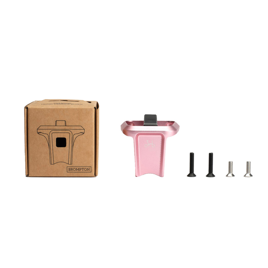 Das ultimative Upgrade für dein Brompton Faltrad, der Brompton Trägerblock in Pink, Bild 08
