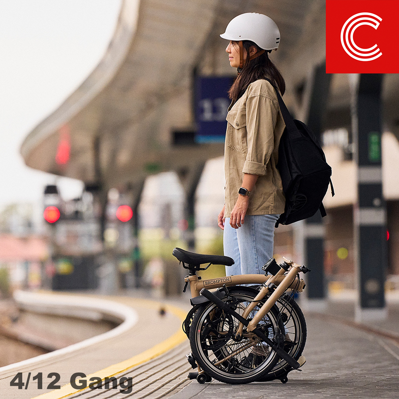 Brompton C Line Dune Sand 4/12-Gang Low Bild 01