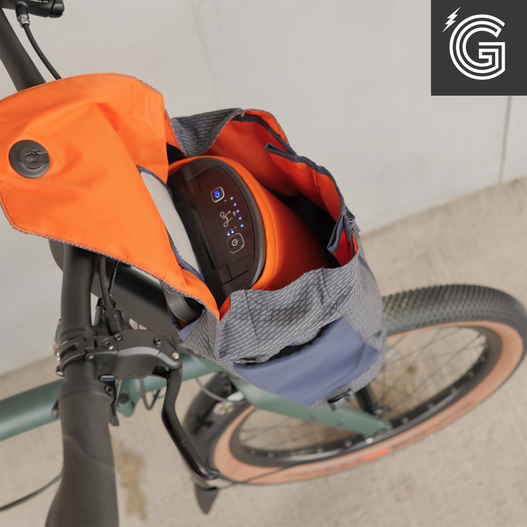 Brompton Electric G Line Forest Green Medium 09