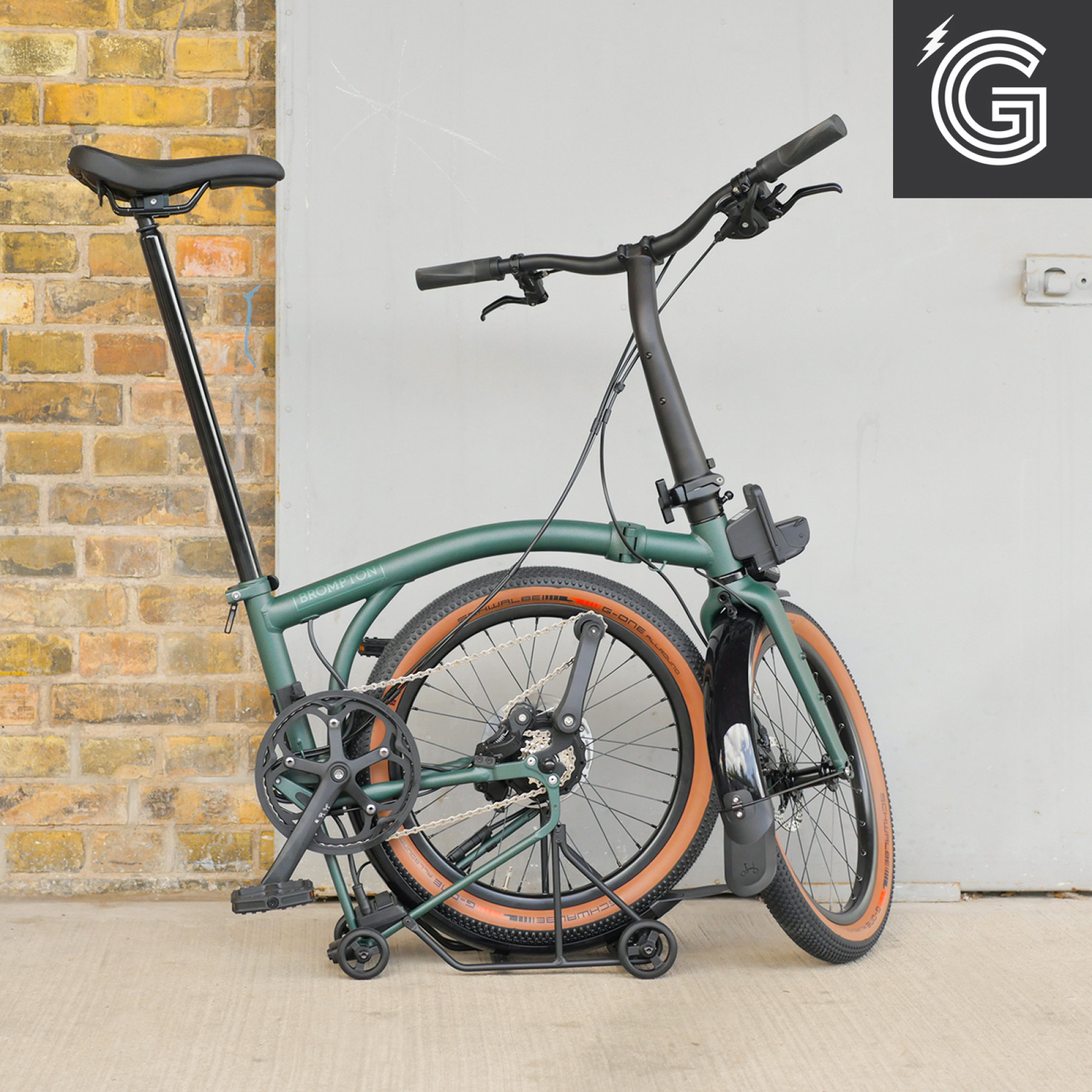 Brompton Electric G Line Forest Green Large 02