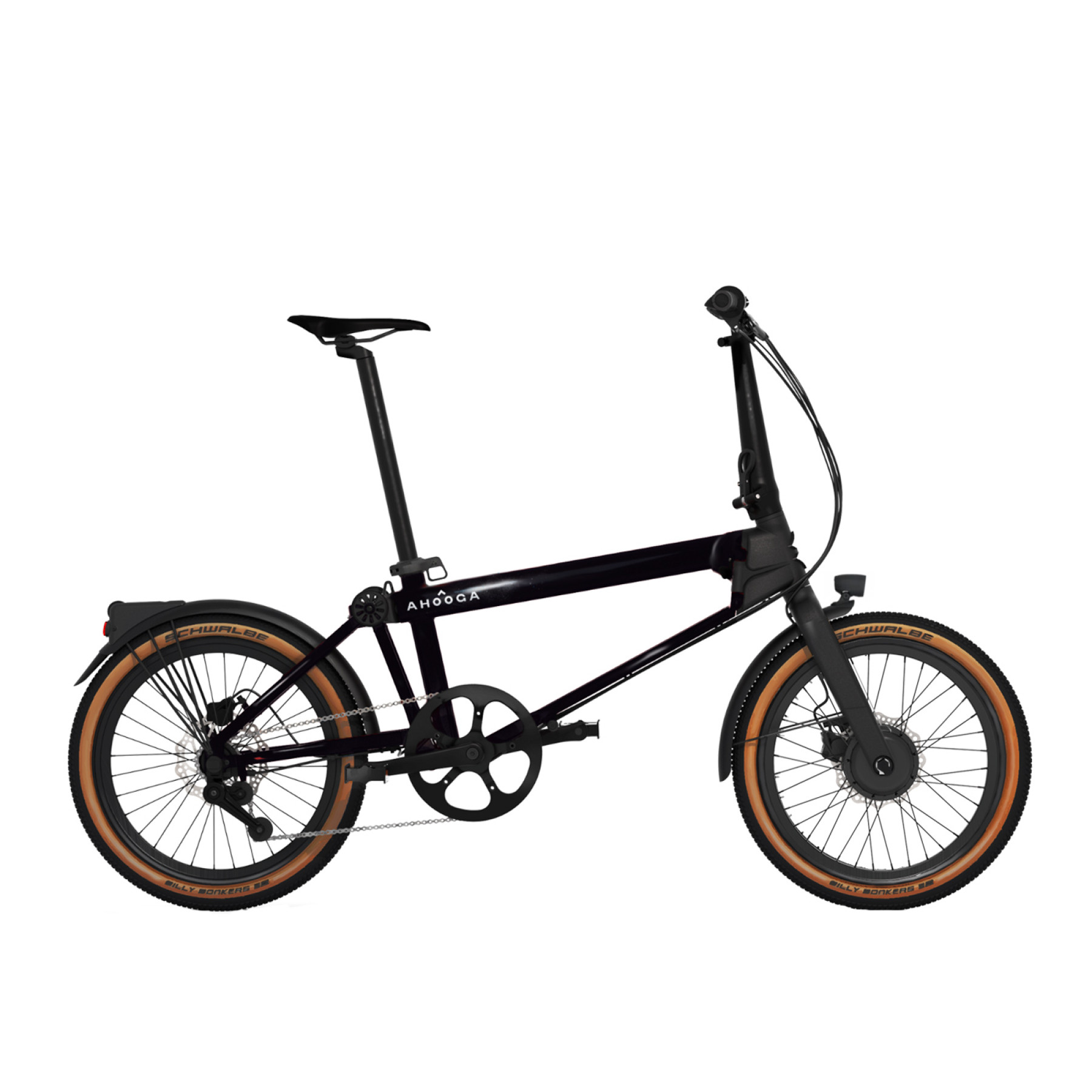 Ahooga E-Max Cosmic Black mit Schaltwerk 20 Zoll E-Faltrad Bild 02