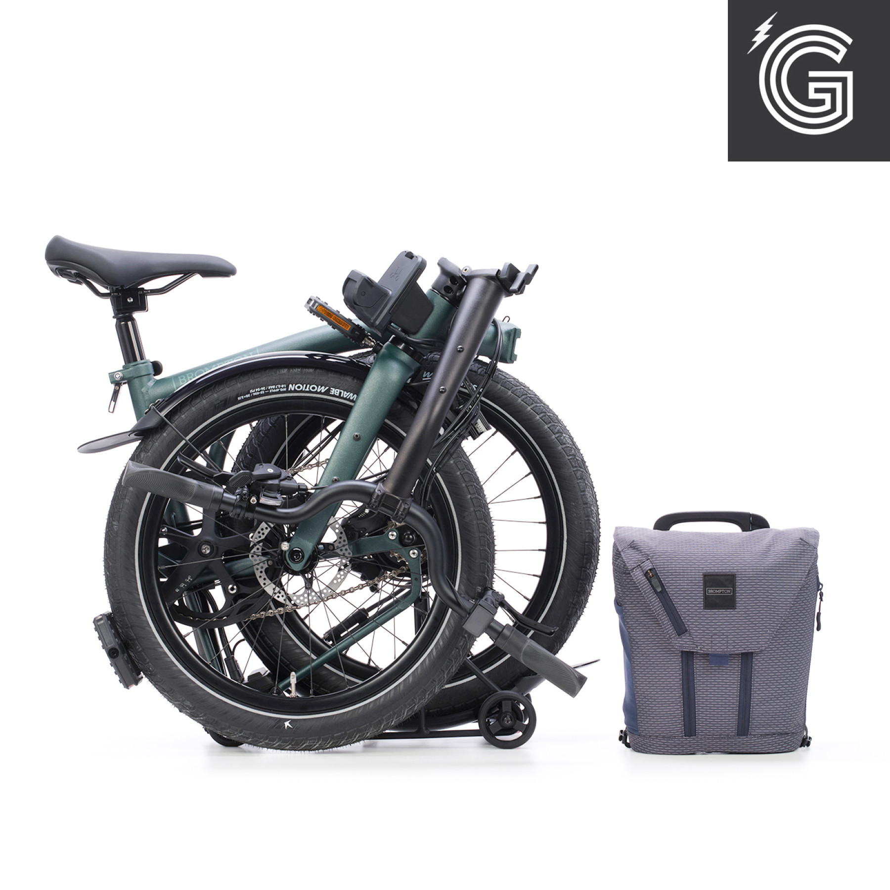 Brompton G Line Electric City+ Forest Green Medium Bild 04