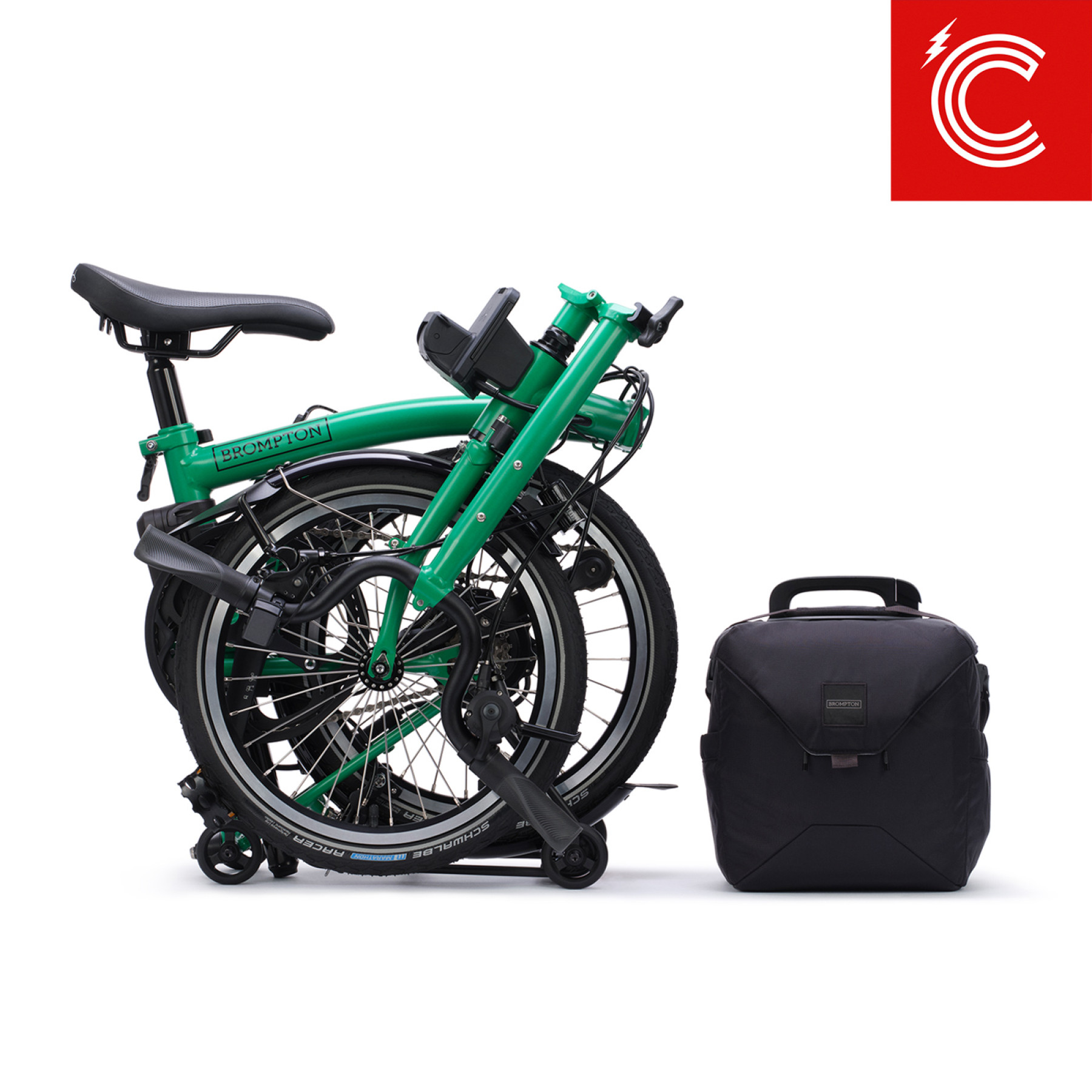 Brompton C Line Electric Palm Green High Bild 02