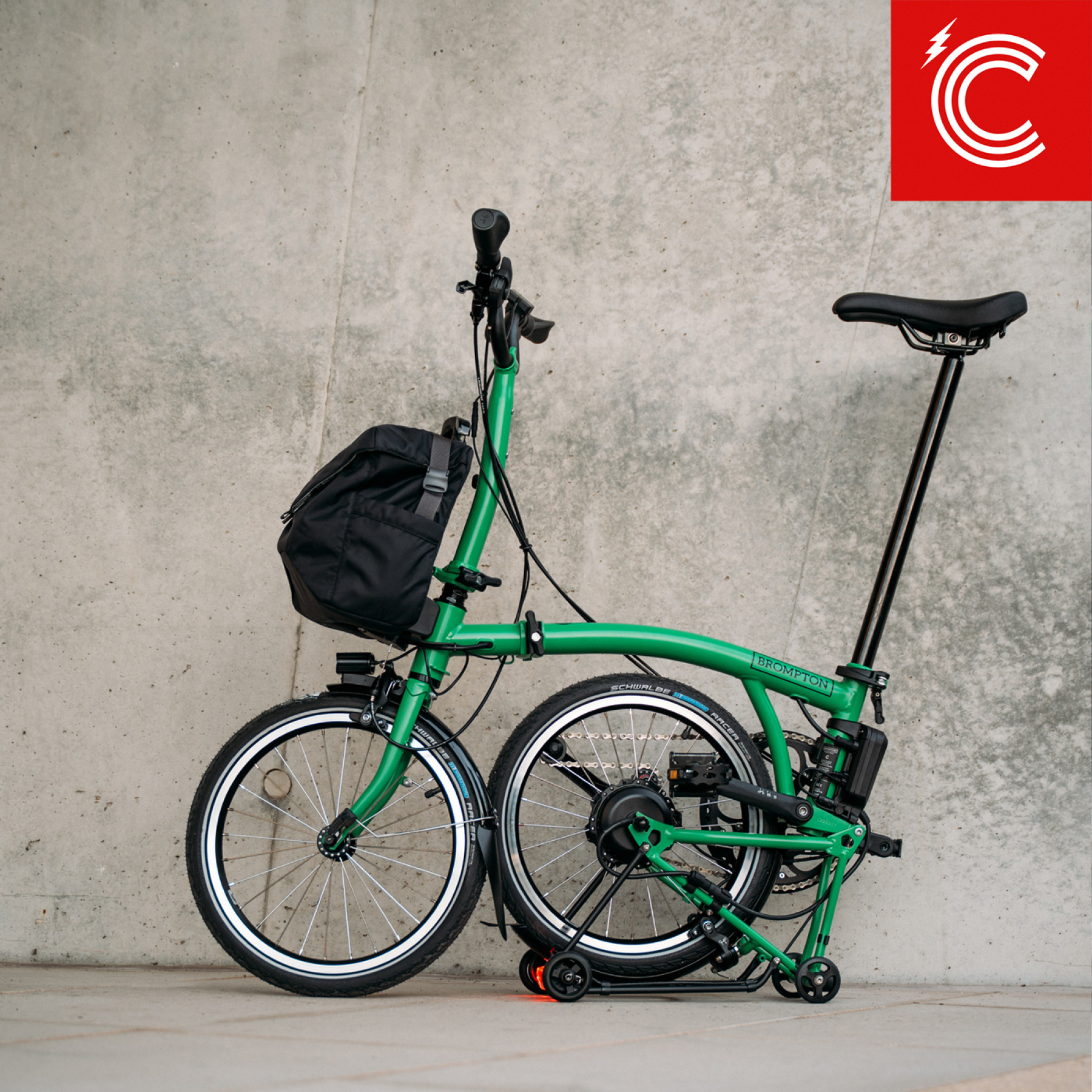Brompton C Line Electric Palm Green High Bild 08