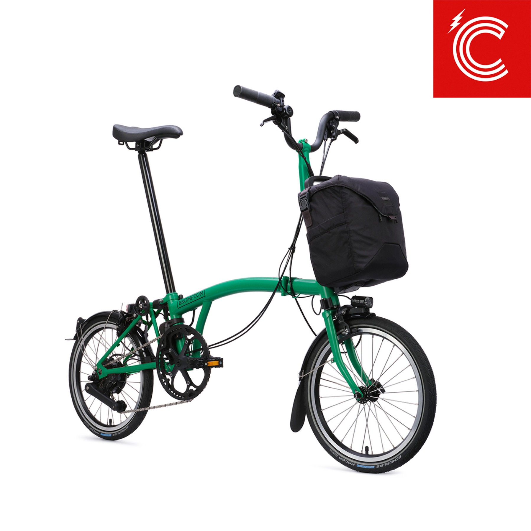 Brompton C Line Electric Palm Green Mid Bild 02